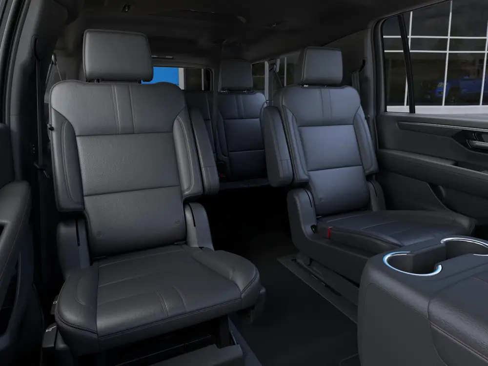 Luxury Suburban SUV with leather captain seats for game day in Atlanta