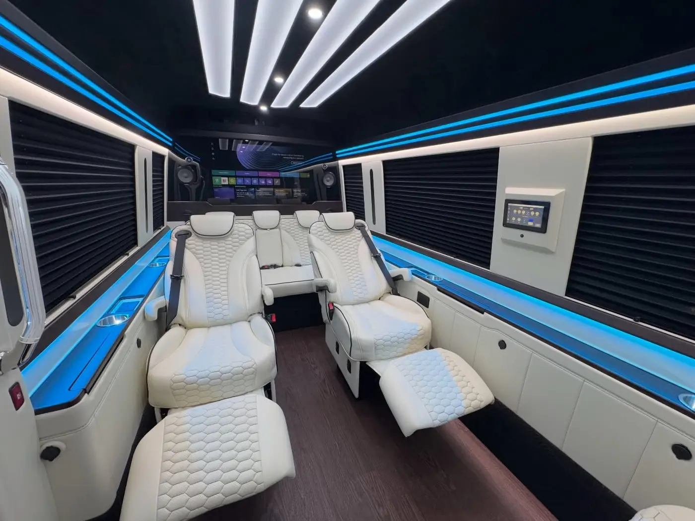 Private jet inside a luxury FBO hangar at Atlanta private aviation terminal