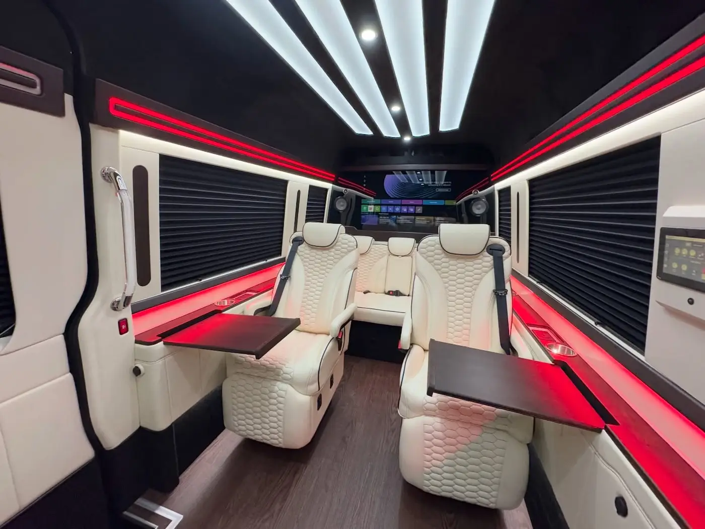 Executive Mercedes-Benz Sprinter cabin for Atlanta airport and FBO transfers