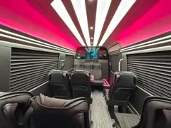 Sprinter Executive interior with premium captain chairs
