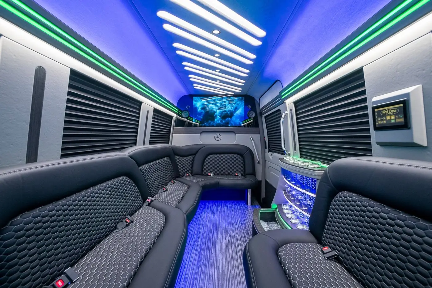 Private jet inside a luxury FBO hangar at DeKalb-Peachtree Airport (PDK) Atlanta