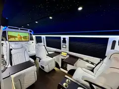 Jet Sprinter with starlight ceiling and blue lighting